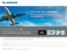Tablet Screenshot of plusgrade.com